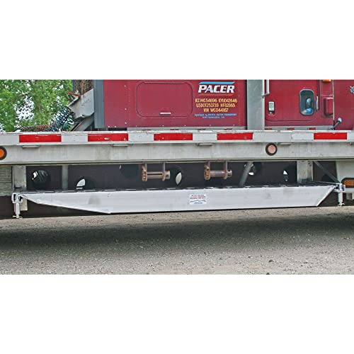 Semi-Trailer Storage Brackets for Two 5" Thick Ramps, 18" or 20" W, Bolt-On