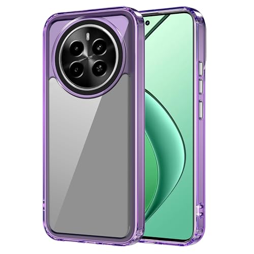Image of amazon basics Back Case Cover for Realme Narzo 70 5G | Compatible for Realme Narzo 70 5G Back Case Cover | Case Cover with Camera Protection | (TPU + PC | Translucent Purple)