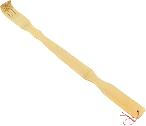 Ochine Rascador de espalda de bambú masajeador corporal autoterapéutico largo de madera rascador de espalda rascador de madera natural alivio