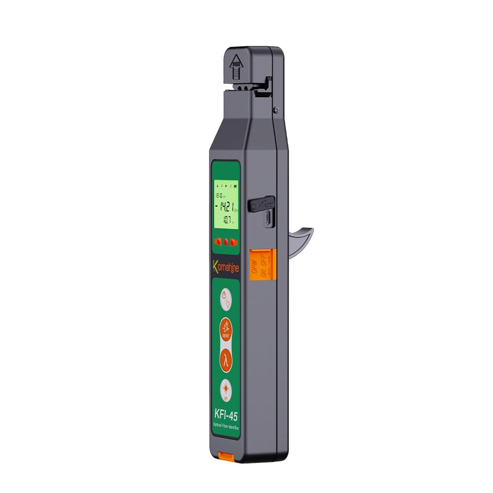 Komshine KFI-45 con 10 MW VFL fibra ottica Trafic Identificatore + funzione misuratore di potenza + luce LED tutto in uno identificatore