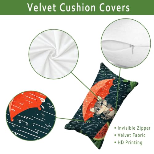 Housse de coussin chat 40x80 lavable pour canapé et salon - 4