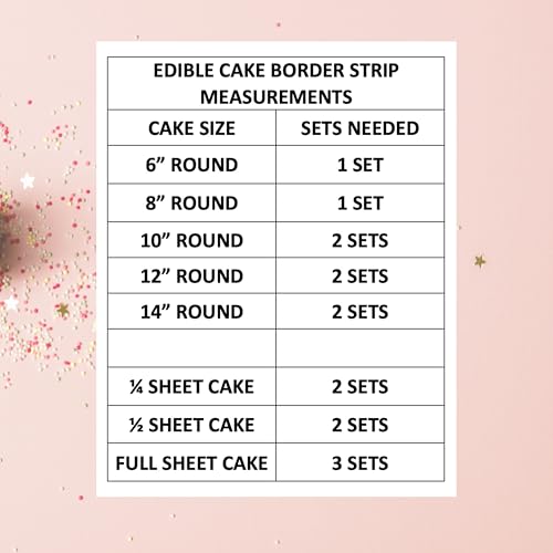 Halloween 3 Border Side Strips, Cake wrap Frosting Sheet Icing Paper for Cake Decoration Edible Cake Sticker Decal 10