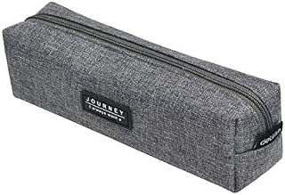 Pencil Case, lunaoo Pencil Cases Boys, Small Pen Case Pencil Bag Pouches Holder Pencilcase Stationery Storage for School Teenage Girls Kids Boys -Grey