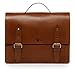 Produktbild SID & VAIN Aktentasche echt Sattel-Leder Brighton XL groß Businesstasche Bürotasche Laptoptasche Laptopfach 15.6" Ledertasche Herren braun