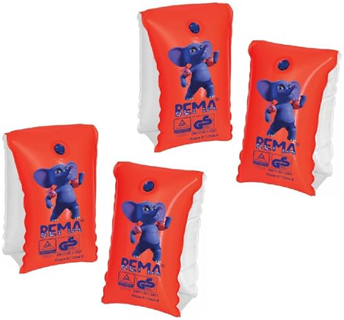 BEMA® Original Schwimmflügel, orange, Größe 0, 11-30 kg / 1-6 Jahre