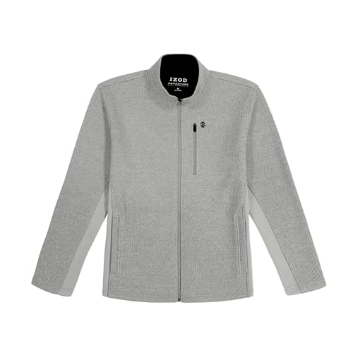 Image of IZOD Mens Shaker Fleece Full Zip Jacket