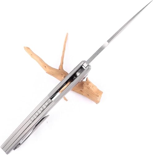 Miniatura 4 de folding knife, D2 steel blade and titanium alloy handle pocket knife, used for outdoor camping and hiking tools