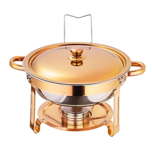 5-Liter-Speisewärmer für Buffets, runde Buffet-Servierplatten...