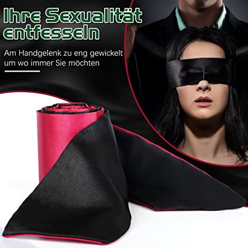 Meeteel Handboeien seksspeelgoed met satijnen oogmasker erotiek BDSM handboeien bondage boeien set voor vrouwen mannen - Afbeelding 3