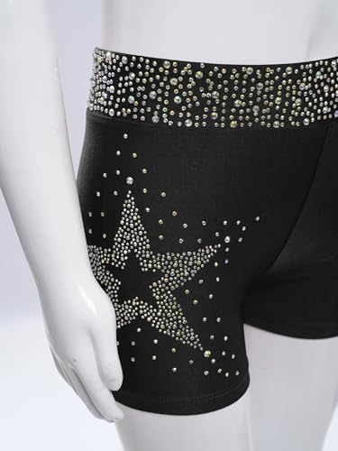 Kids Girls Rhinestone Dance Tops Vest Sleeveless Cross Back Camisole Gymnastics Skating Training Crop Tops4