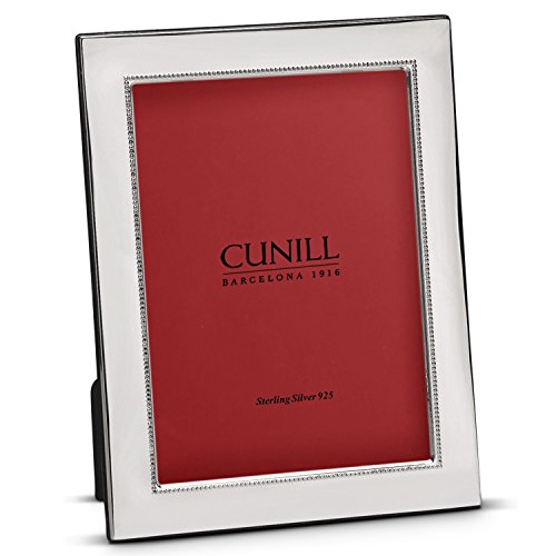 Cunill 9257 .925 Sterling Silver Beaded Wide 5X7 Frame #TOP5