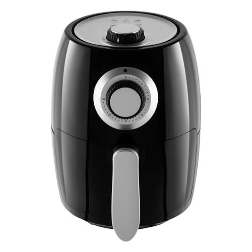 Air Fryer – 2.3-Quart Electric Fryer for Healthier Cooking – Compact Appliance with Nonstick Interior – Kitchen Gadgets by Classic Cuisine (Black)