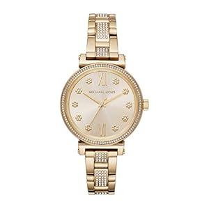 Michael Kors Women’s MK3881 Sofie Analog Display Quartz Gold Watch