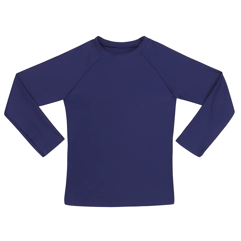 KAKU NANULong Sleeve Rash Guard Boy Kids UPF 50+ Swim Shirts