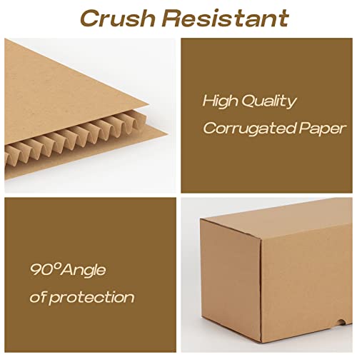 Image of RLAVBL 11x6x6 Inches Shipping Boxes Set of 20, Brown Small Corrugated Cardboard Box, Mailer Boxes for Packing Small Business