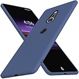 Xperia XZ2 ケース 耐衝撃 シリコン TPU SO-03K /SOV37 /702SOカバー 薄型 軽量 柔軟 磨り表面 衝撃吸収 指紋防止 ワイヤレス充電対応 ストラップホール付き 指紋防止 防塵 耐久 携帯便利 青120-XZ2-02