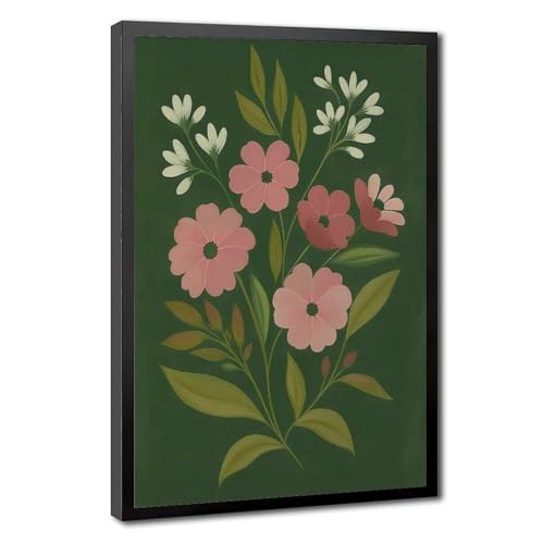 Impression florale sur toile Melancholy, grand tableau décoration murale salon