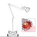 Produktbild 275W Infrarot Lampe Infrarotlampe Strahler Wärmelampe Rotlichtlampe Pflege Höhenverstellbar. Mit Rädern