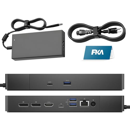 Dell WD19DCS Docking Station Performance Dock WD19DCS with 240W Power Adapter + 210W Power Delivery