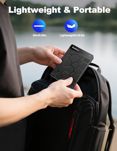 Image of 1 TB External Hard Drives,Portable Hard Drive for Windows,Ultra Slim External HDD Store Compatible with PC, MAC,Laptop,PS4, Xbox one, Xbox 360;Plug and Play Ready