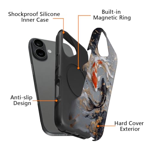 Coque iPhone 17 magnétique mate antichoc double couche de protection