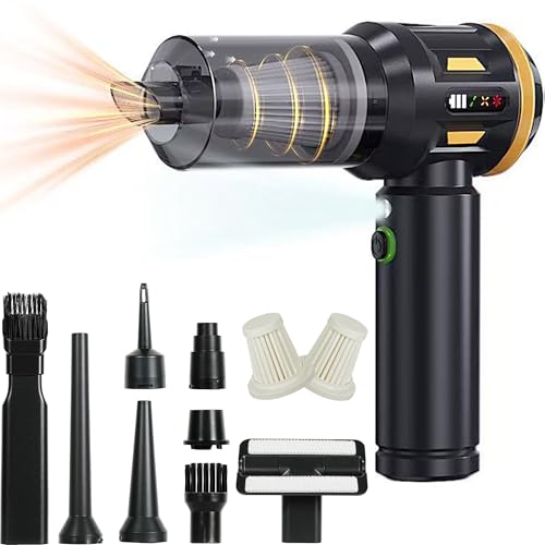 Quxanthyll Car Vacuum Portable Cordless with BLDC Motor,3 Power Hand