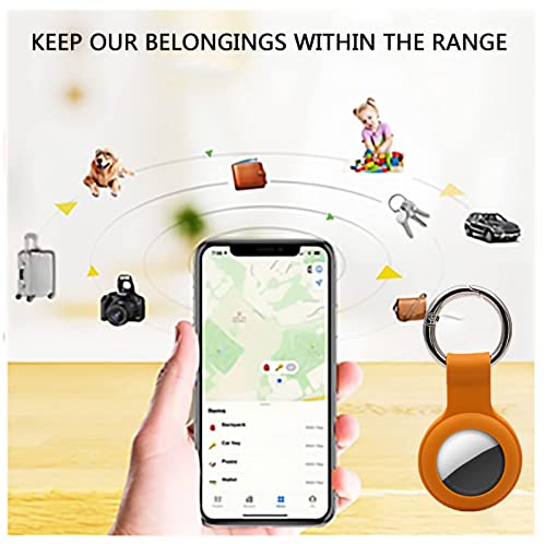 4 Pack Cases voor AirTags -Pet Loop Houder -Drop-Proof Viewfinder Cover -Zachte Siliconen Beschermhoes, Krasbestendig en… - Image 6