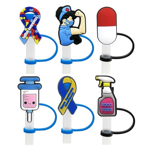 Straw Cover Cap for Stanley Cup,Straw Topper Compatible for 30 and 40 Oz Tumbler with Handle,10 mm 0.13 in Reusable Straw Tips Lids,Straw Tip Covers for Christmas Gifts