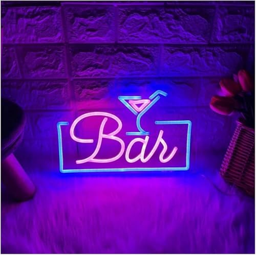 Lumières néon décoratives pour créer une ambiance club et restaurant lounge