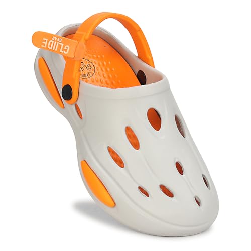 Image of Kraasa Glide Gear Men's Eva Casual Clogs for Everyday use | Sandals with Adjustable Back Strap | Lightweight, Comfortable | Stylish and Waterproof Mules