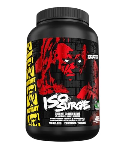 MUTANT ISO Surge | Whey Isolate Protein Powder | 25g Protein, Fast-digesting whey Protein Isolate & whey hydrolysate, Gourmet Flavors | 727 g | Chocolate Fudge Brownie