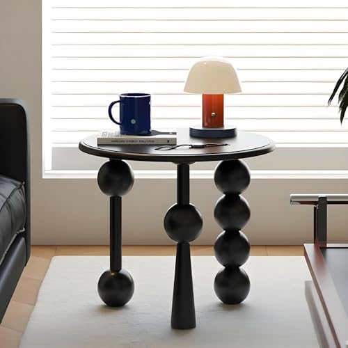 Mesa de bebidas pequeña con estructura compacta de madera para salon 2