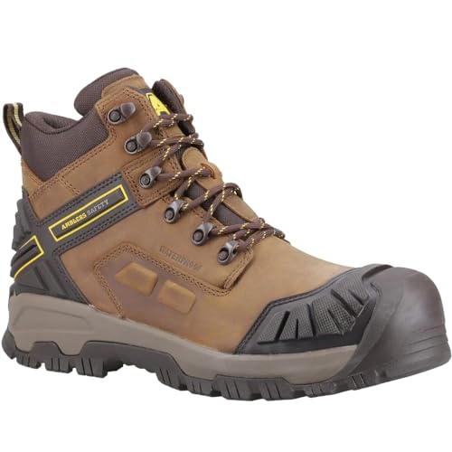 Quarry Safety Boot Brown UK 10 Brown