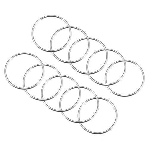 myoseya O�����O O�o�b�N�� 20pcs ����3mm �O�a56mm ���a50mm 304�X�e�����X �n�� �|�������O �~�`�����O ���胊���O O�����O �A�N�Z�T���[ �V���o�[