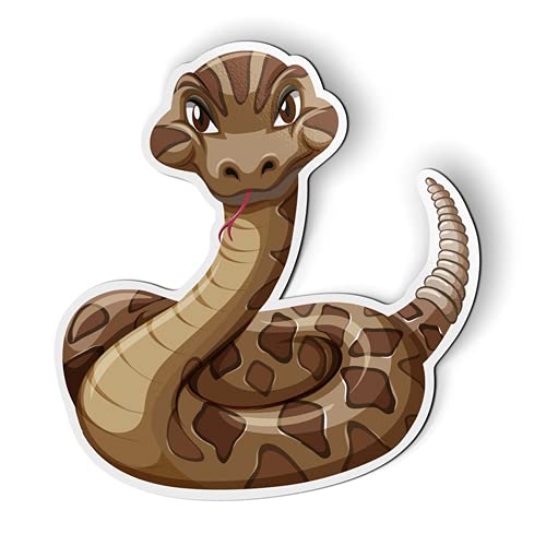 Rattlesnake - 5" Magnet for Car Locker Refrigerator