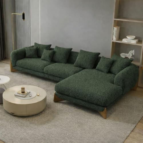 Image of Modern Classic 4 Seater Velvet Button Tufted 3+1+1Footrest Chesterfield Sofa for Living Room and Office (Pillows Not Included) (FiveSeater Velvet Beiege)