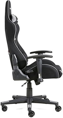 GTFORCE EVO CT RECLINING SPORTS RACING GAMING OFFICE DESK PC CAR FABRIC CHAIR (Grey)