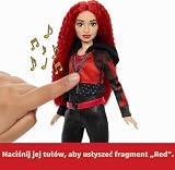 Mattel Disney Descendants: The Rise of Red Doll – śpiewająca lalka z ubraniami i akcesoriami inspirowanymi filmami, śpiewa "Red"