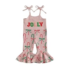 M Jolly Candy Cane Bow Pink