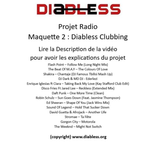 Maquette 2 - DiablessClubbing - 1h - 2h - VersionMuetYoutube Titelbild