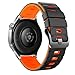22mm Silicone Watch Band Compatible With Samsung/Garmin/Huawei smartwatch featuring 22mm lugs, Soft Silicone Band Strap Wristband with Quick Fit for Amazfit Smart Watch (BKOG)