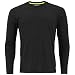 adidas Men's Baselayer Climalite UPF Long-Sleeve Crew Top, Black, Medium