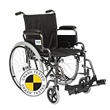 Crash Tested Wheelchair- Self propelled and Folding - Safe for use in a Vehicle Taxi Bus etc