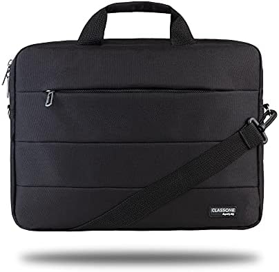 Classone Romeo Serisi TL2000 15.6 inch Uyumlu Su Geçirmez Kumaş, Notebook, Laptop , El Çantası- Siyah