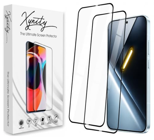 Image of Xynity Ultra Tempered Glass for Poco X8 Pro Max (Pack of 2) - Edge to Edge Full Screen Coverage with Easy Installation Kit