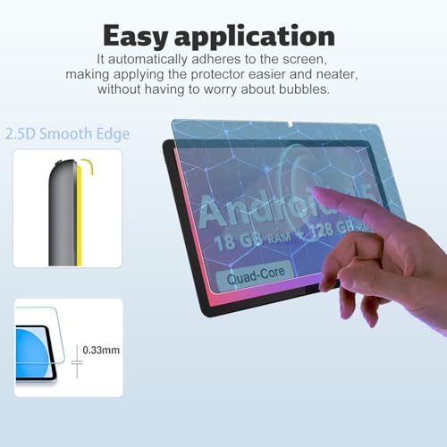 Protector de pantalla templado para tablet CUPEISI YQ10S MAX 10.1" 2-pack miniatura 5