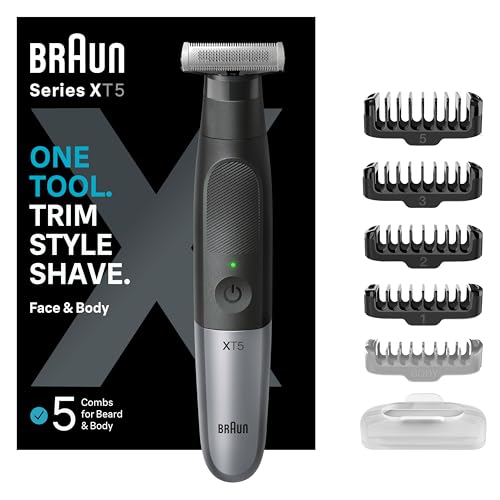 Tondeuse électrique hybride Braun XT5100 sans fil autonomie 45 min