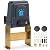 CO-Z Upgraded 1400lb Gate Opener with Alarm System, Automatic Sliding Opener for Gates up to 40ft, Electric Slide Gate Motor with Remote Control and Wireless Sensor, Auto Complete Gate Operator Kit