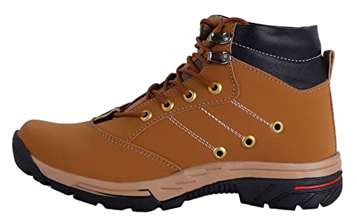 Image of AADI Men's Synthetic Leather Outdoor Shoes, Casual Boots