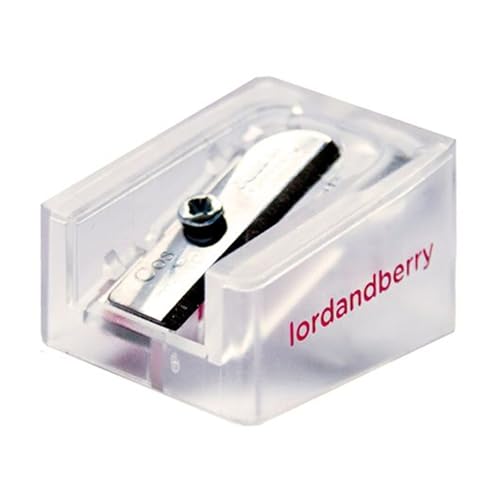 Lord &amp; Berry Jumbo Crayon Sharpener - Ideal for Lipstick and Eyeshadow Stick Maintenance - Durable and Easy-to-Use Sharpener - Transparent - 1 pc